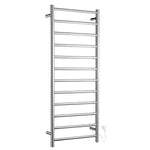 Polished Stainless Steel Heated Rail Towel Warmer Radiator | Polished Stainless Steel