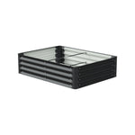 Rectangular Galvanized Steel Raised Garden Bed 120cm W X 90cm D X 30cm H