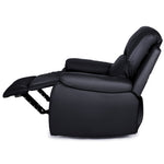 Bonded Leather Recliner Armchair | Black