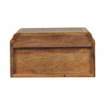 Avora Wall-mounted Bedside – Solid Wood, Oak-ish Finish