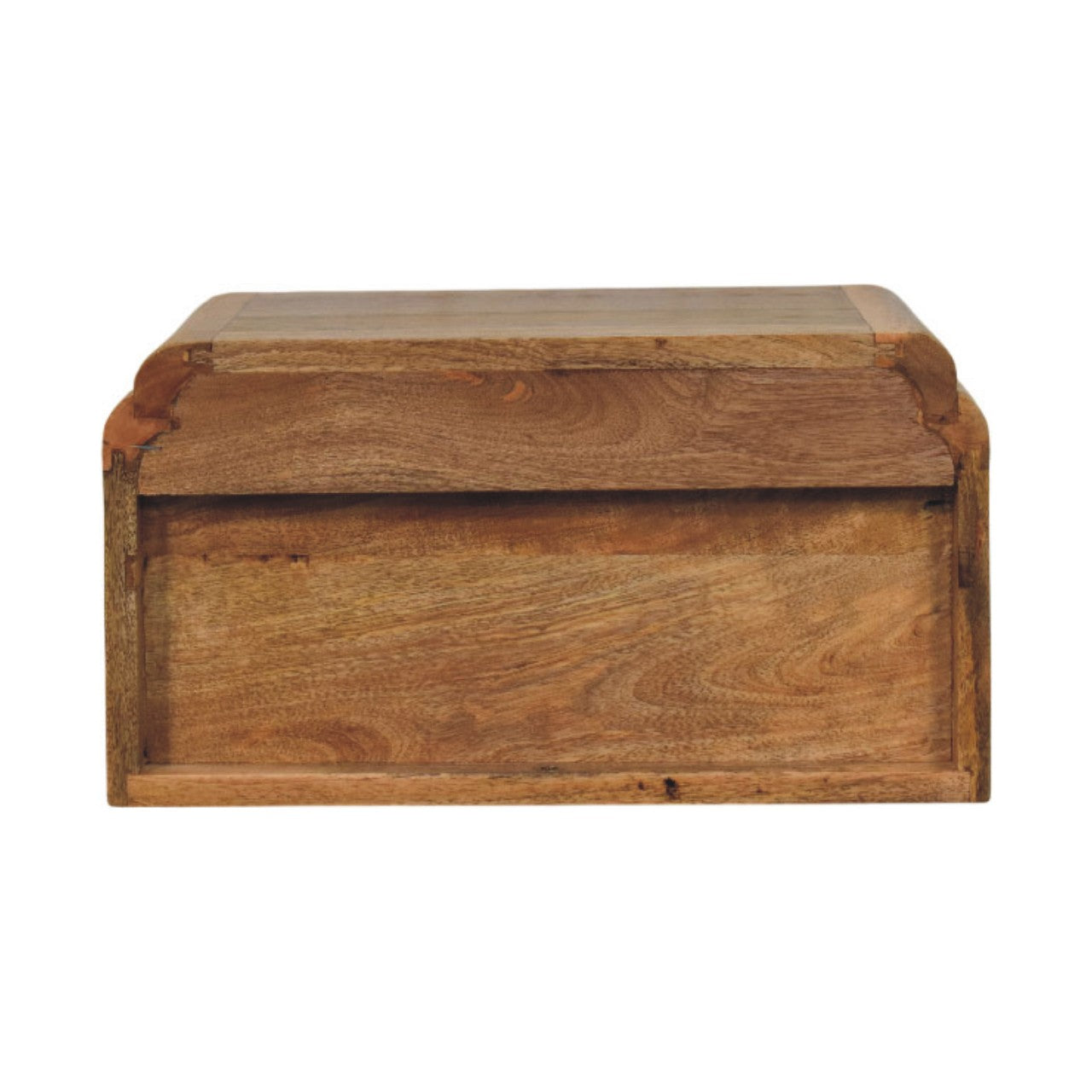 Avora Wall-mounted Bedside – Solid Wood, Oak-ish Finish