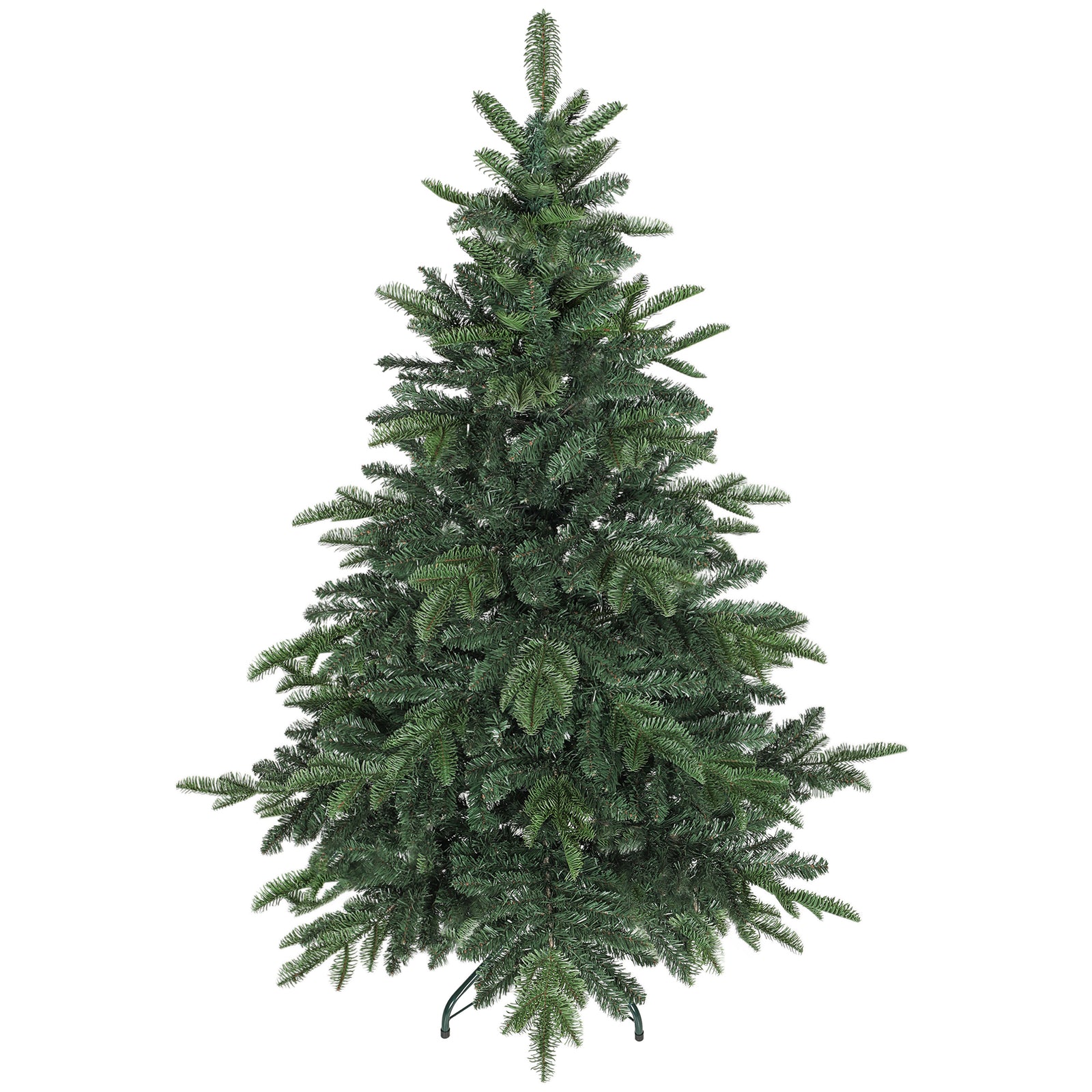 Christmas Tree, Hinged Xmas Tree With Realistic Branches | 5ft | Green