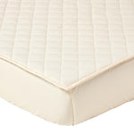 Organic 300 Tc Luxury Quilted Deep Fitted Mattress Protector | King | Beige