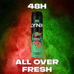 Body Spray Jungle Fresh 48hrs Protection High Definition Fragrance, 6x200ml