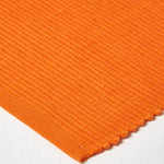 Cotton Plain Pack Of 2 Placemats | 50cm x 30cm | Orange