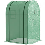 Tomato Greenhouse, Roll-up Door, Mesh Windows | Green