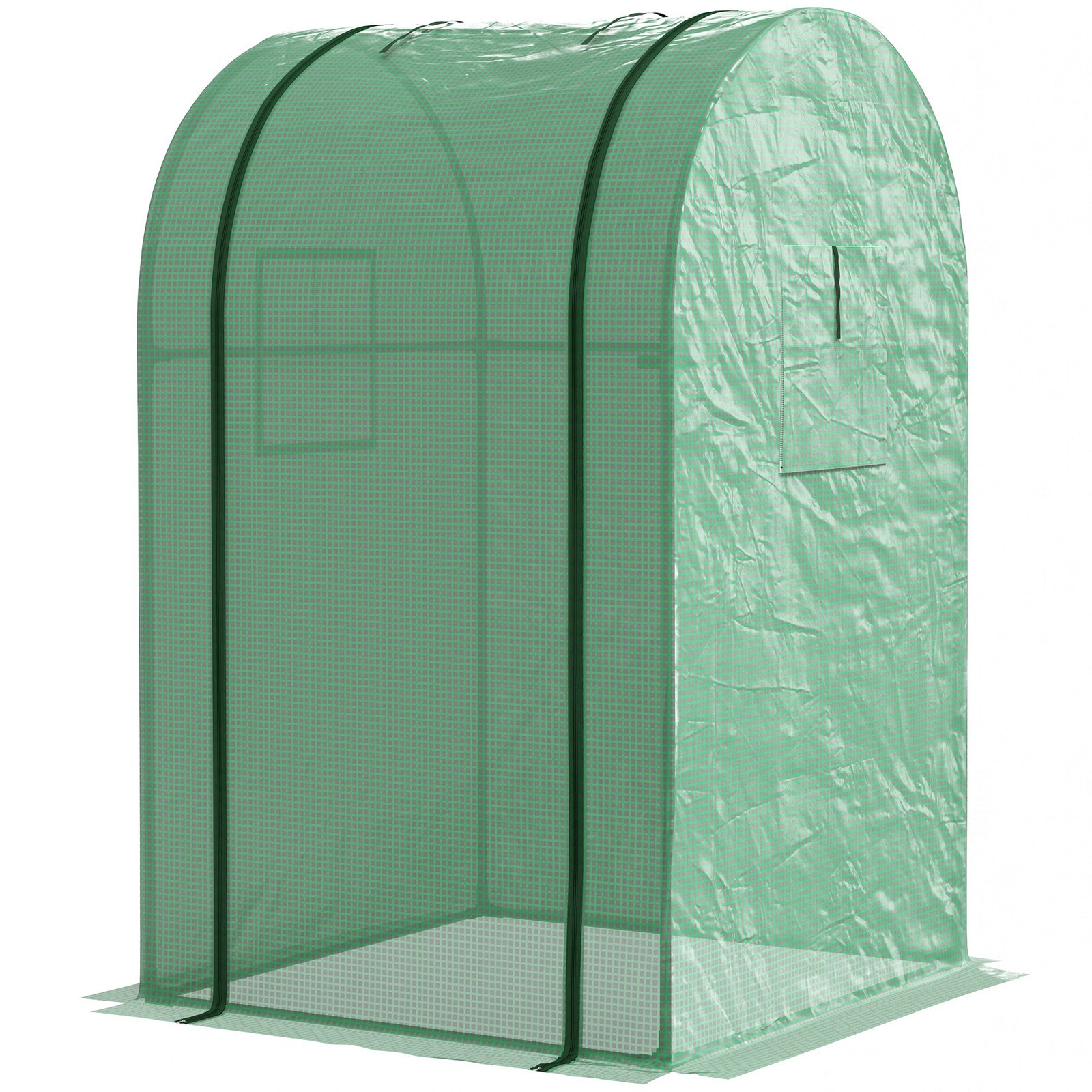 Tomato Greenhouse, Roll-up Door, Mesh Windows | Green