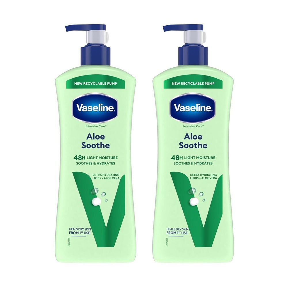 Intensive Care Aloe Soothe Body Lotion Soothing Hydration 600ml | Set of 2