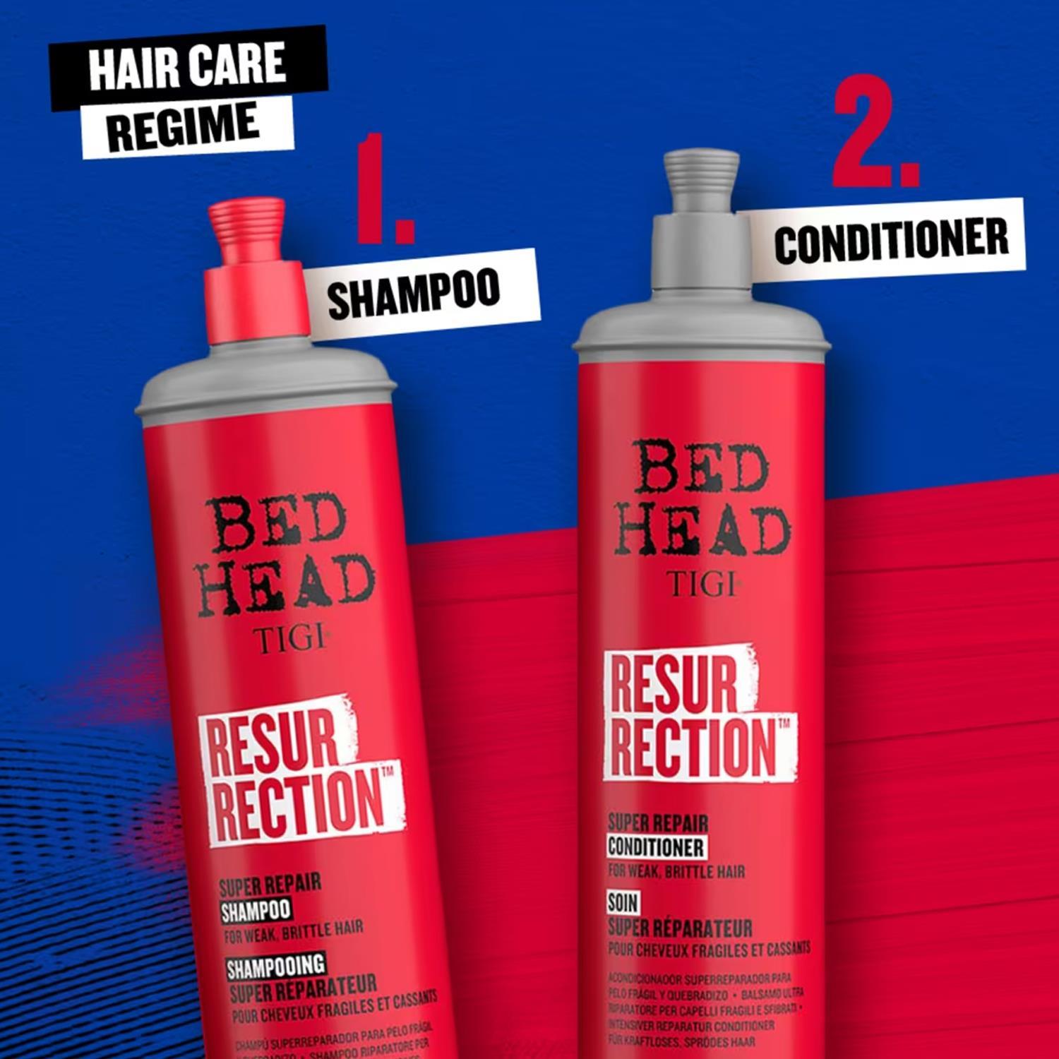 Resurrection Shampoo For Damaged Hair 600ml, 2pk