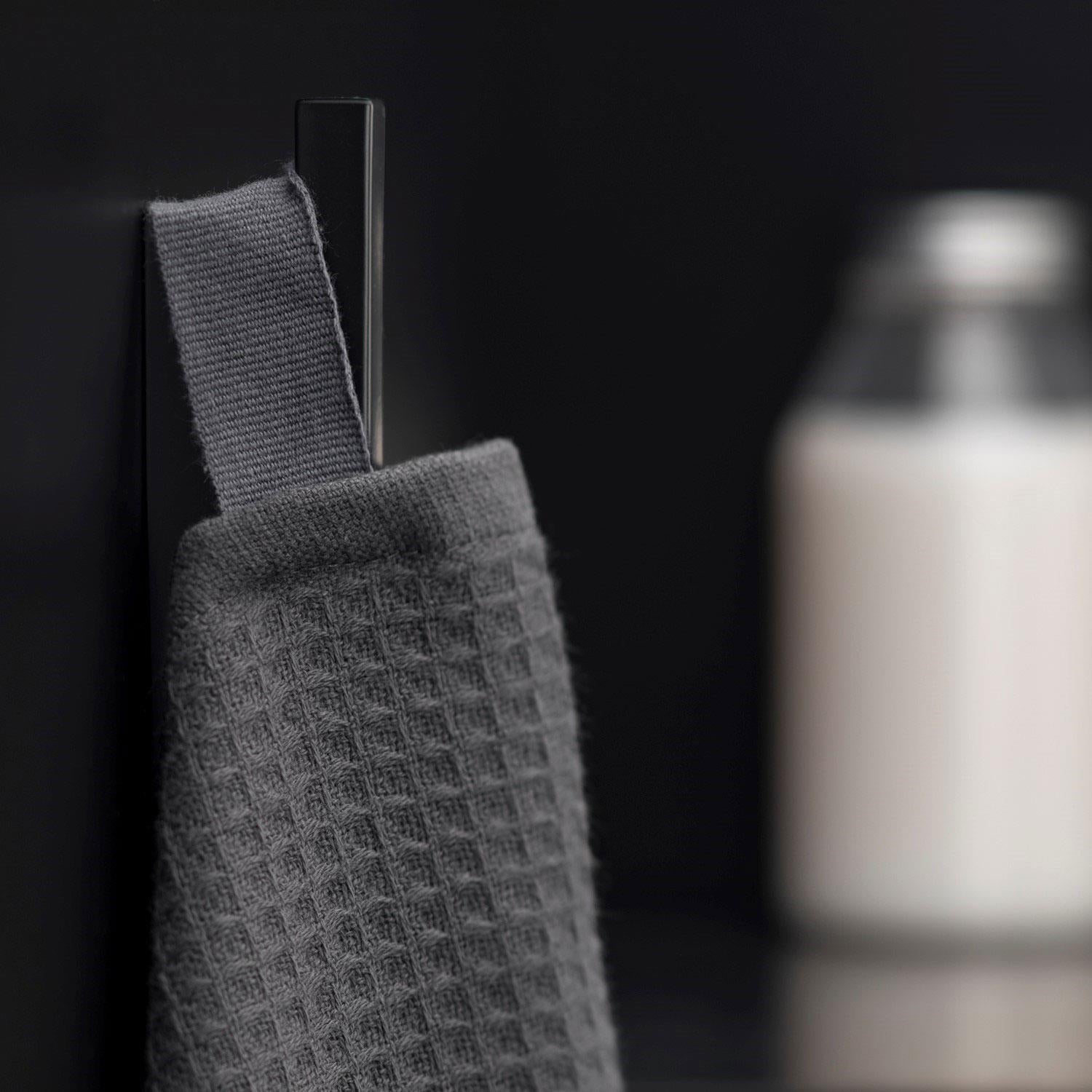 Towel Hook, Robe Hook, Coat Hook, The Grid Collection | Matte Black