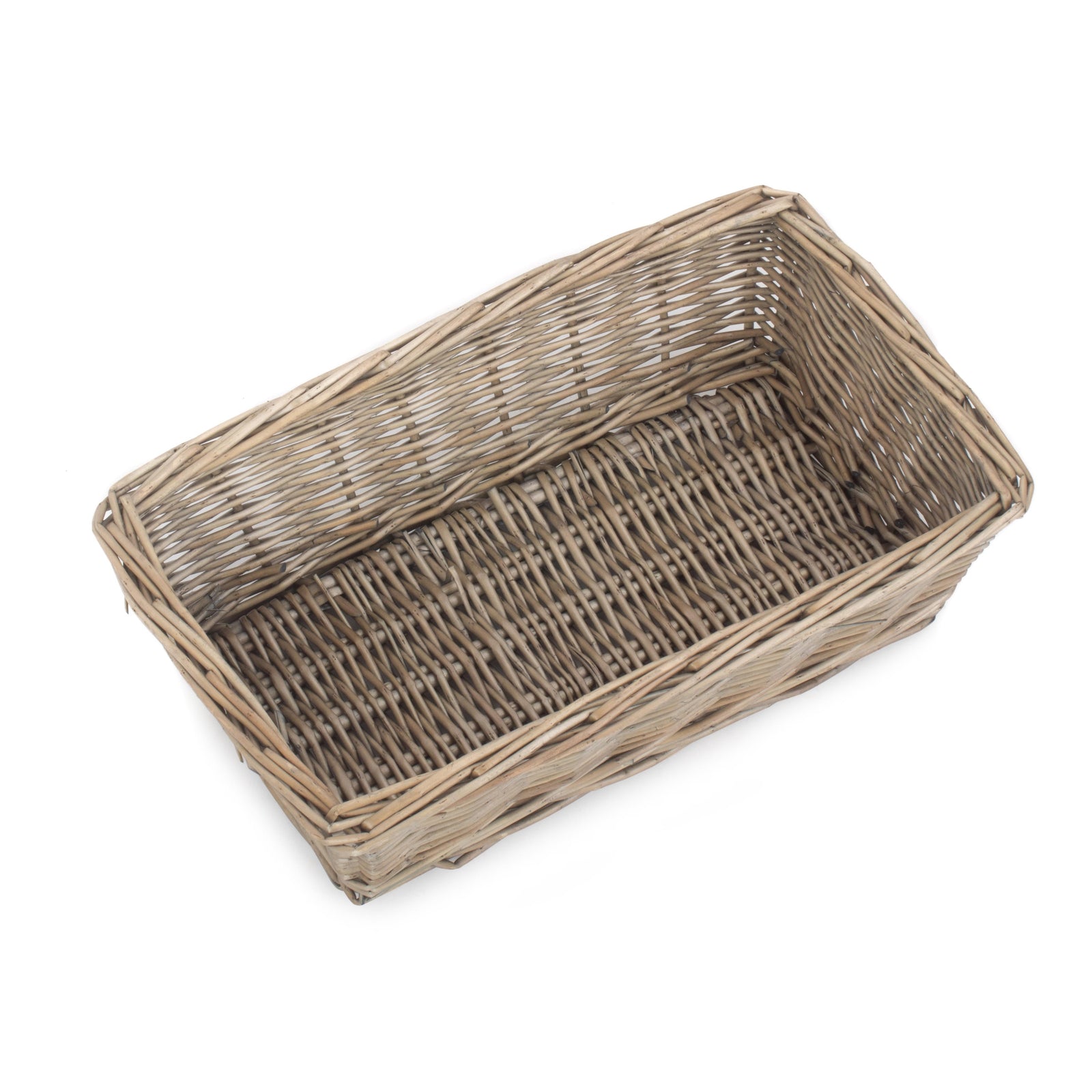 Antique Wash Tapered Serving Tray | Small | Brown