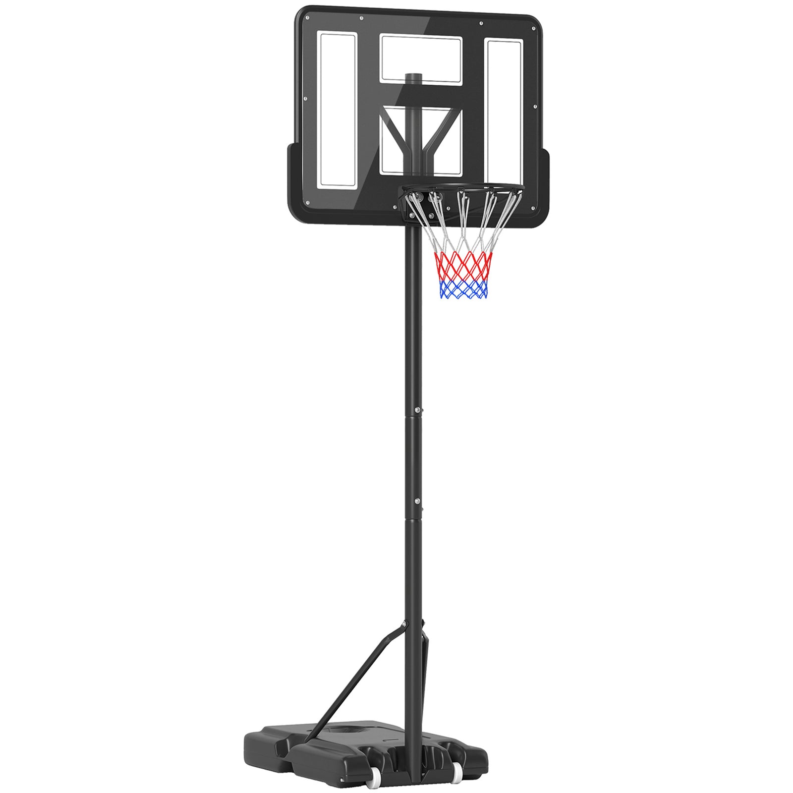Basketball Hoop Stand 160-305cm Adjustable | Black