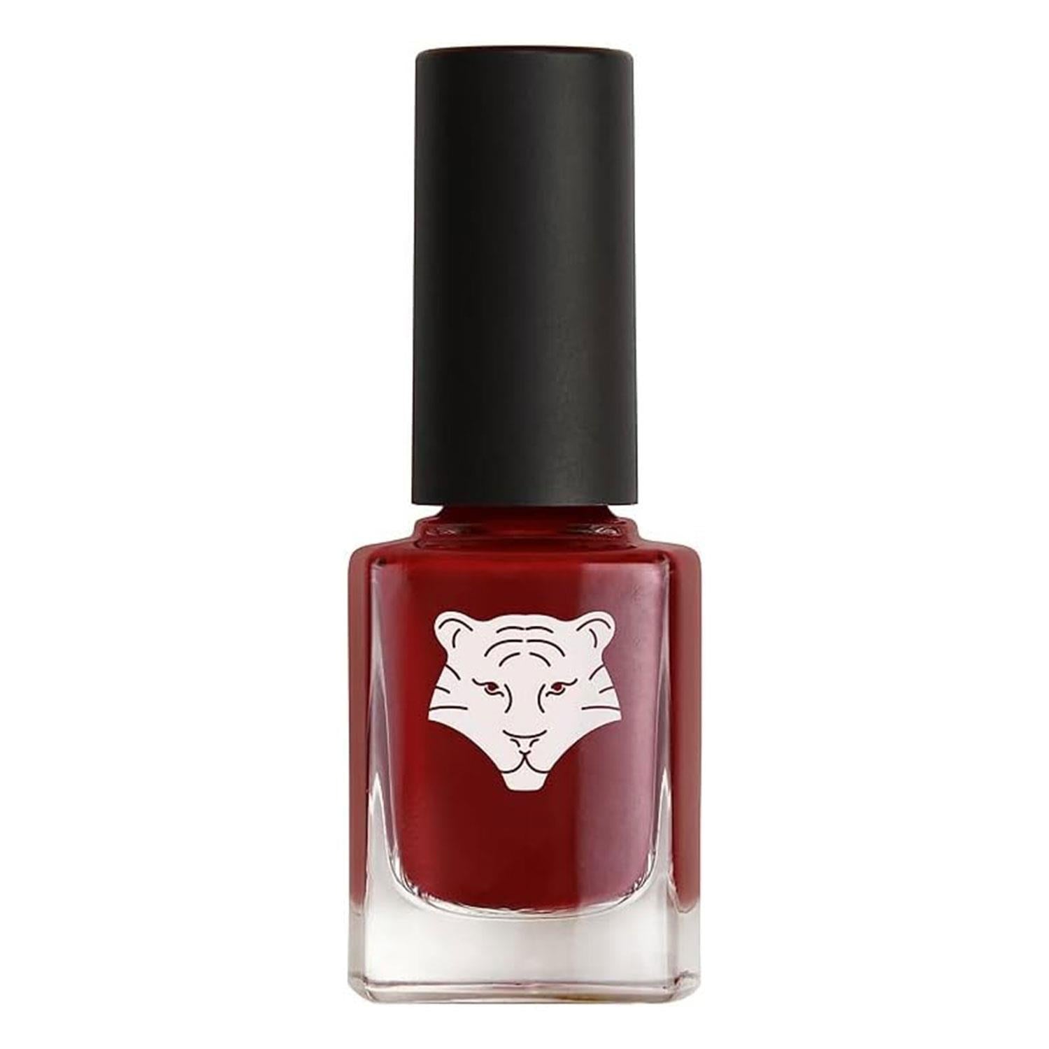 Vegan & Natural Nail Polish Long-lasting Shine, 207 Burgundy Red