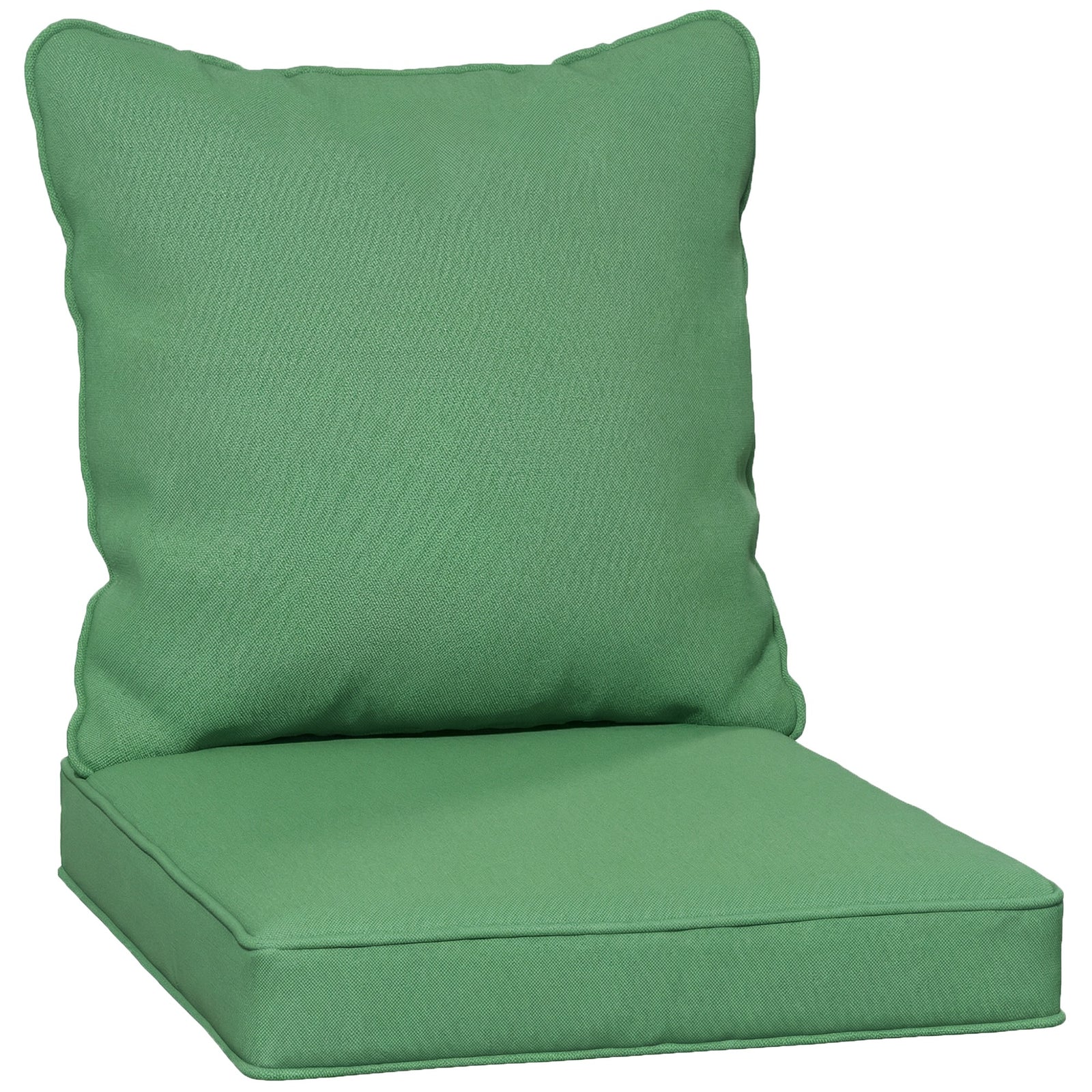 Cushion Set With Seat & Back Pad, Cushion Only | Green