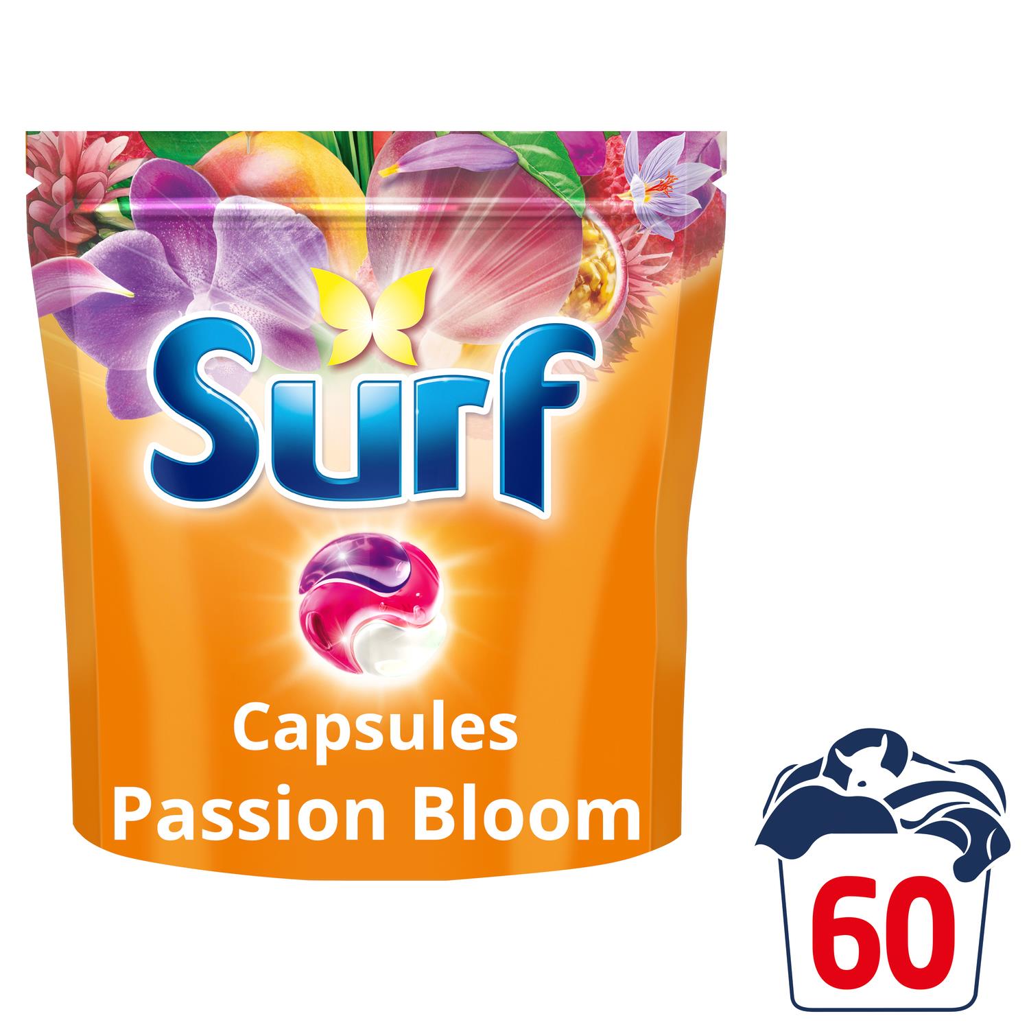 3 In 1 Laundry Washing Detergent Capsules Passion Bloom | 180 Washes
