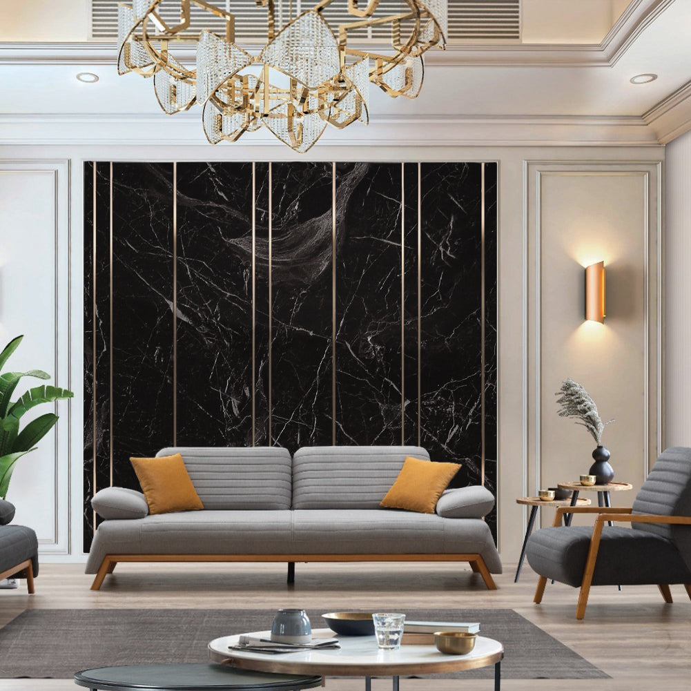 3m Black Marble Contact Wallpaper Self Adhesive
