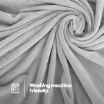 King Fleece Blanket - Misty Grey
