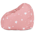 Kids Starry Skies Bean Bag Chair | Pink