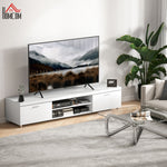 Modern Tv Unit With Cabinet Shelf For Living Room