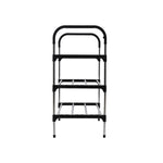 Multi Tiers Shoe Rack Organizer Stackable Space Saving Shoe Shelf | 3 | Black