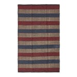 Multicolour Striped Jute Rug | 150cm x 240cm | Blue