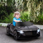Bentley Bacalar Licensed 12v Kids Electric Ride-on W/ Remote | Black