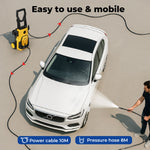 Traderight 1800w High Power Pressure Washer Gun Portable Garden Car Cleaner