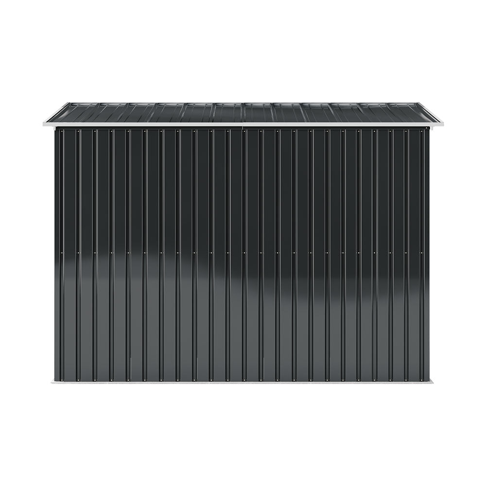 8.5x5.5ft Heavy Duty Outdoor Metal Garden Shed Lockable Weatherproof Storage Shed For Patio Or Backyard