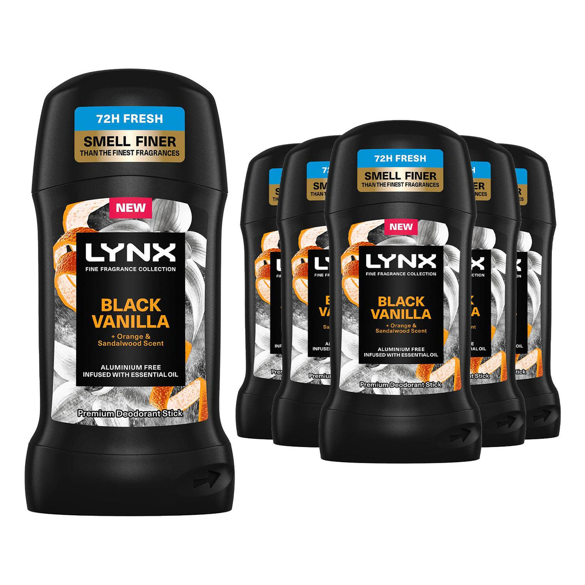 Deodorant Stick Black Vanilla With 72hrs Freshness 50ml | Set of 12