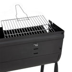 Outdoor Garden Charcoal Grill With Rear Baffle