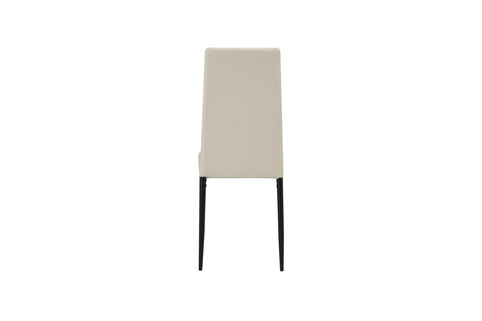 San Diego Marble Top Dining Table With Emily Leather Chairs | Champagne
