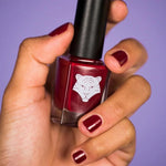 Vegan & Natural Nail Polish Long-lasting Shine, 207 Burgundy Red