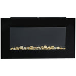 1000w/2000w Electric Wall Fireplace Led Flame Effect Timer