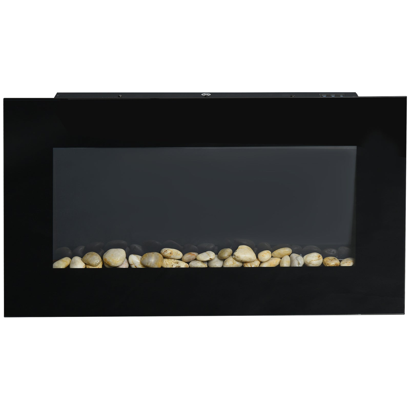 1000w/2000w Electric Wall Fireplace Led Flame Effect Timer