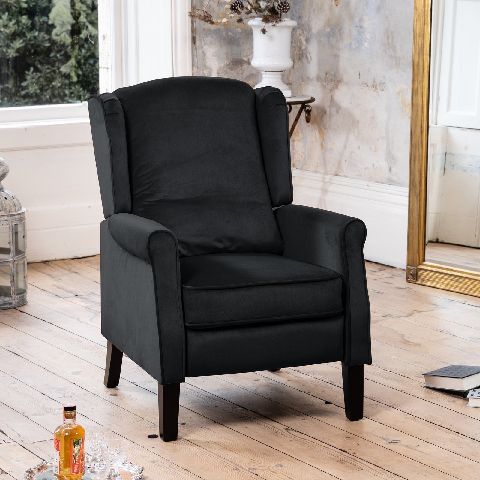 Barksdale Recliner Armchair | Black