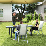 2pcs Folding Chair W/ Breathable Mesh Back And Seat | Light Grey