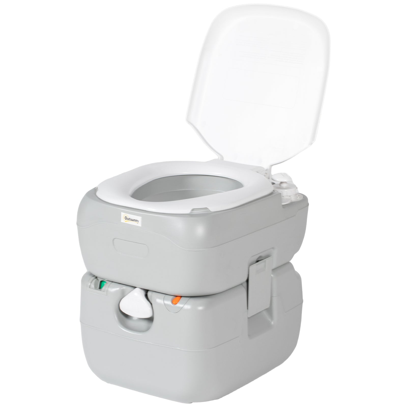 Portable Toilet W/ Detachable Tanks For Camping