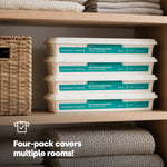 Slim Line Calcium Chloride Moisture Absorber 4 Pack For Home