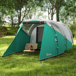 3000mm Waterproof Camping Tent W/ Porch &sewn In Groundsheet