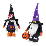 2 Pack Halloween Faceless Gnome Decor