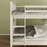 Oslo White Quadruple Sleeper Bunk Bed With Orthopaedic Mattresses
