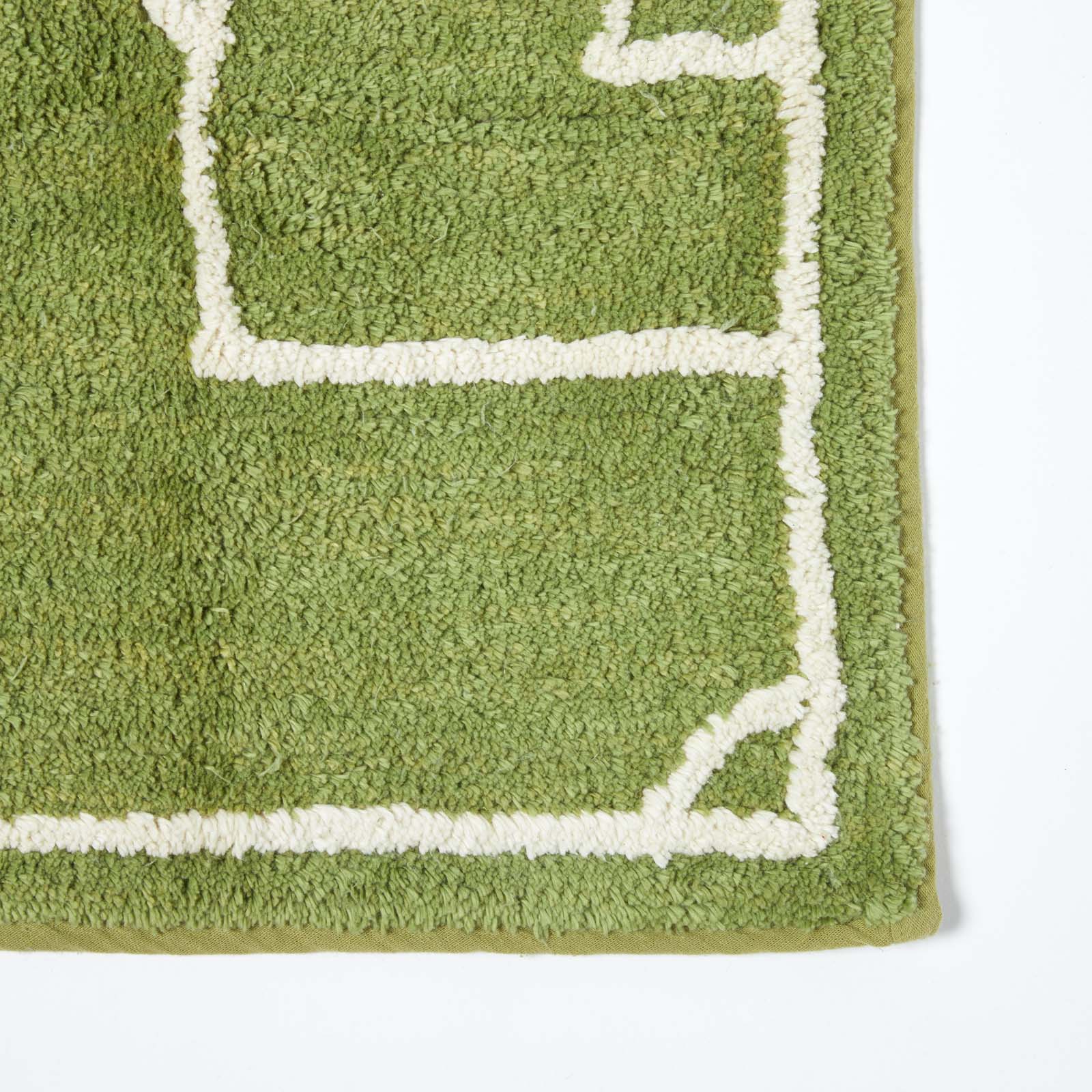 Cotton Tufted Football Pitch Kids Rug