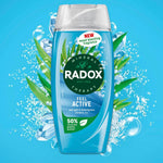 Mineral Therapy Shower Gel Feel Active With Sea Salt & Lemongrass, 225ml, 3pk | 3 | Blue