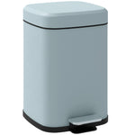12/20l Kitchen Pedal Bin Metal Rubbish Bin Soft-close Lid | Medium | Light Green