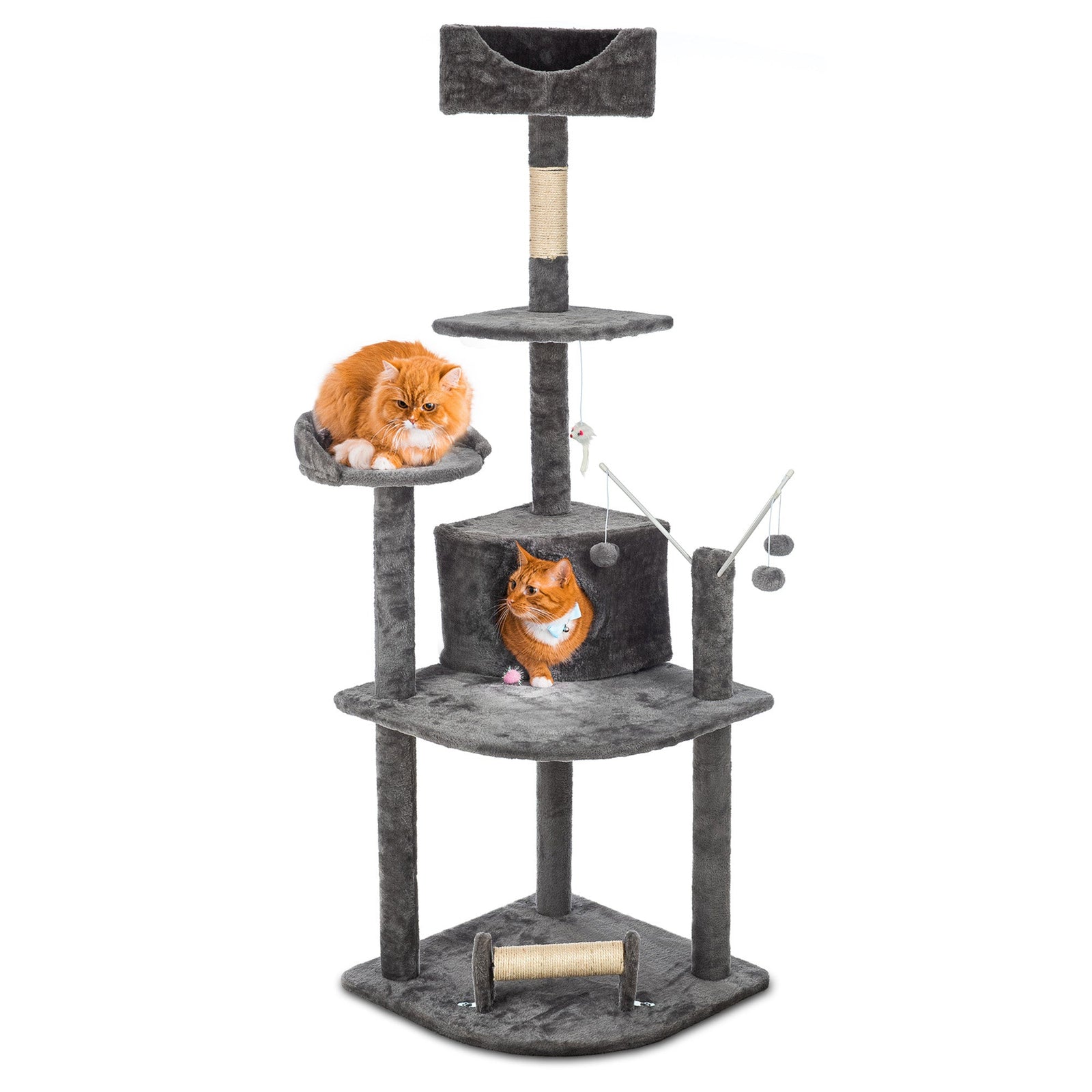 4 Tier Cat Activity Tree And Scratching Post