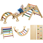 Aiyaplay 5 In 1 Toddler Climbing Frame With Ramp, Arch, For 18-48 Months