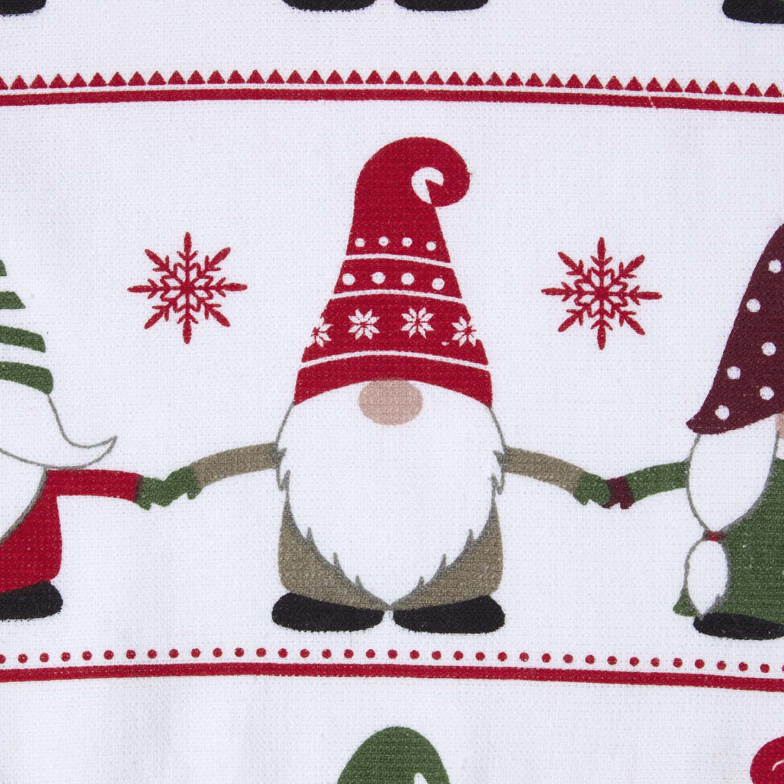 Gonk Christmas Tea Towel