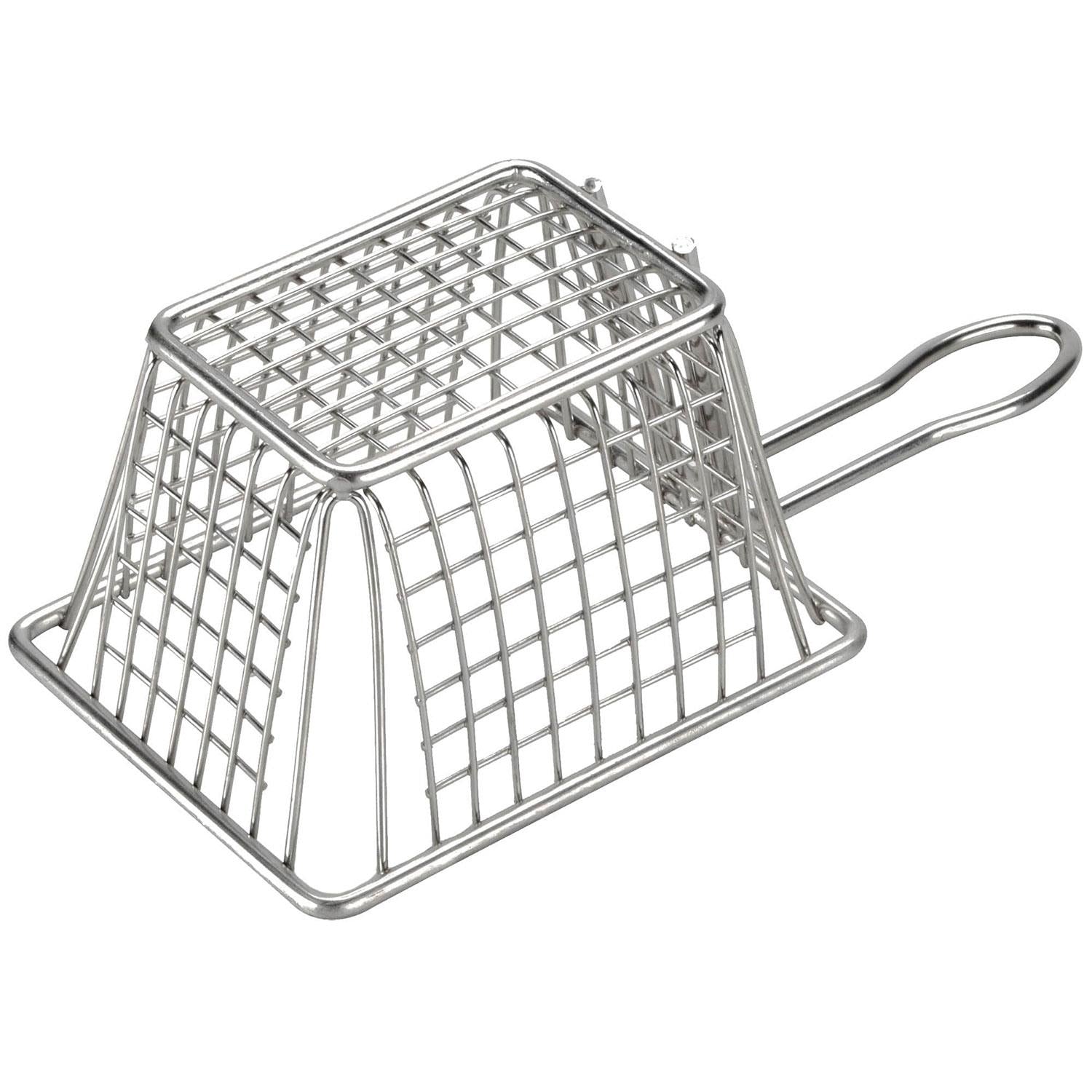 Mini Oblong Fryer Basket With Handle