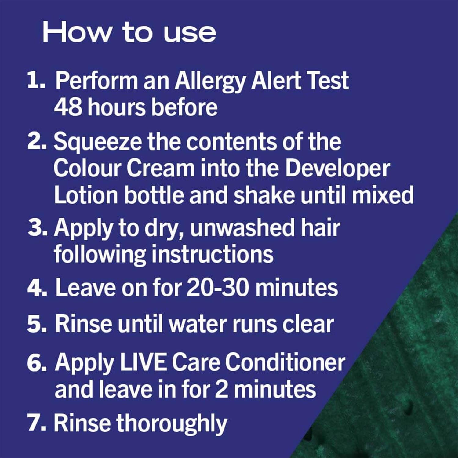 Schwarzkopf Live Urban Metallics Permanent Hair Dye, U75 Midnight Jade 3x