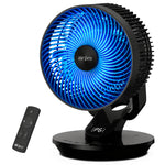 10in Desk Fan Smartvoice & Remote Control With 12h Timer | Black